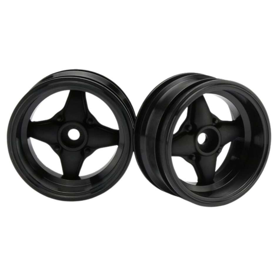 HPI MX60 4 Spoke Wheel Black (6mm Offset) 2pcs 3911
