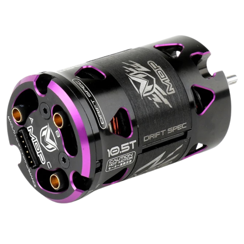 Maclan MDP 10.5T Sensored Brushless Drift Motor Black Purple MCL1095