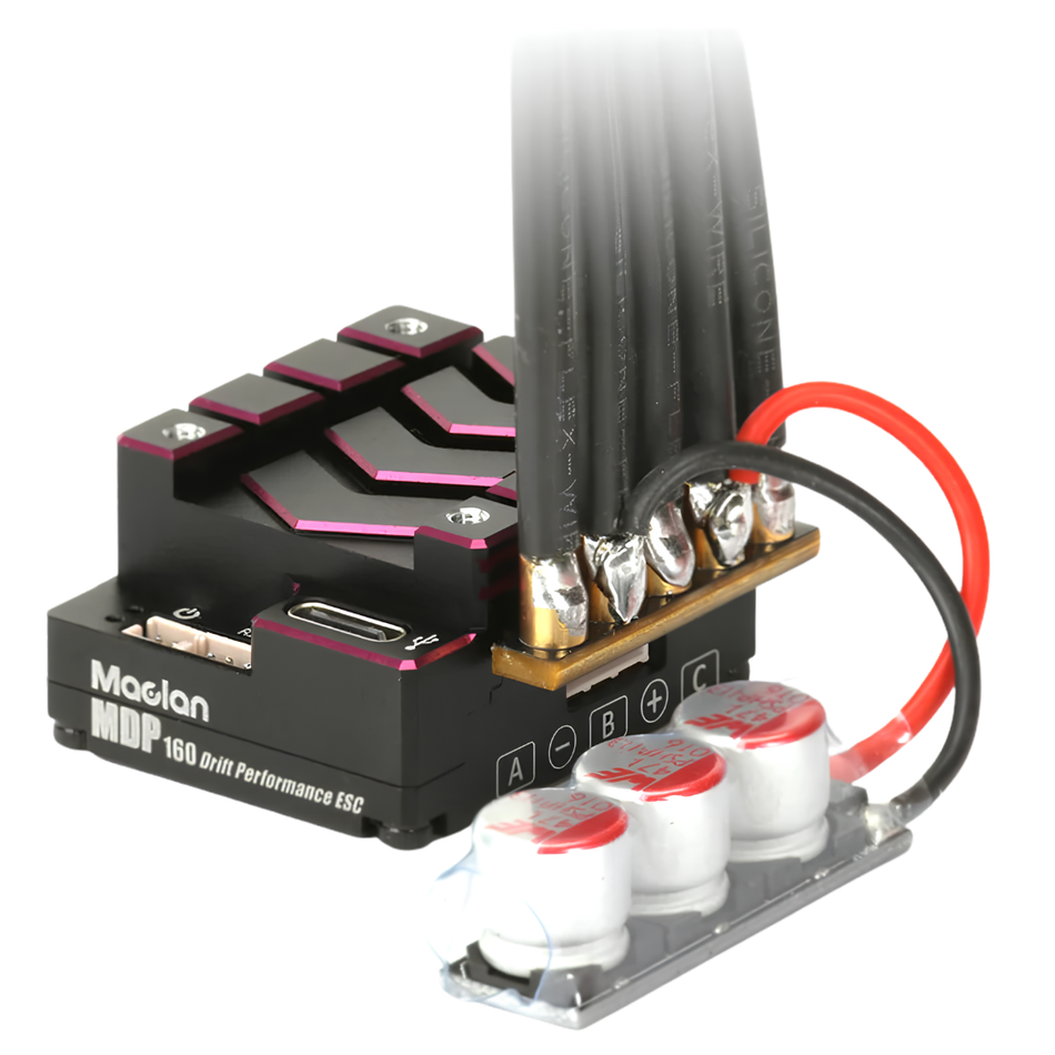 Maclan MDP 160 Sensored Drift ESC 160A Black Purple MCL2019