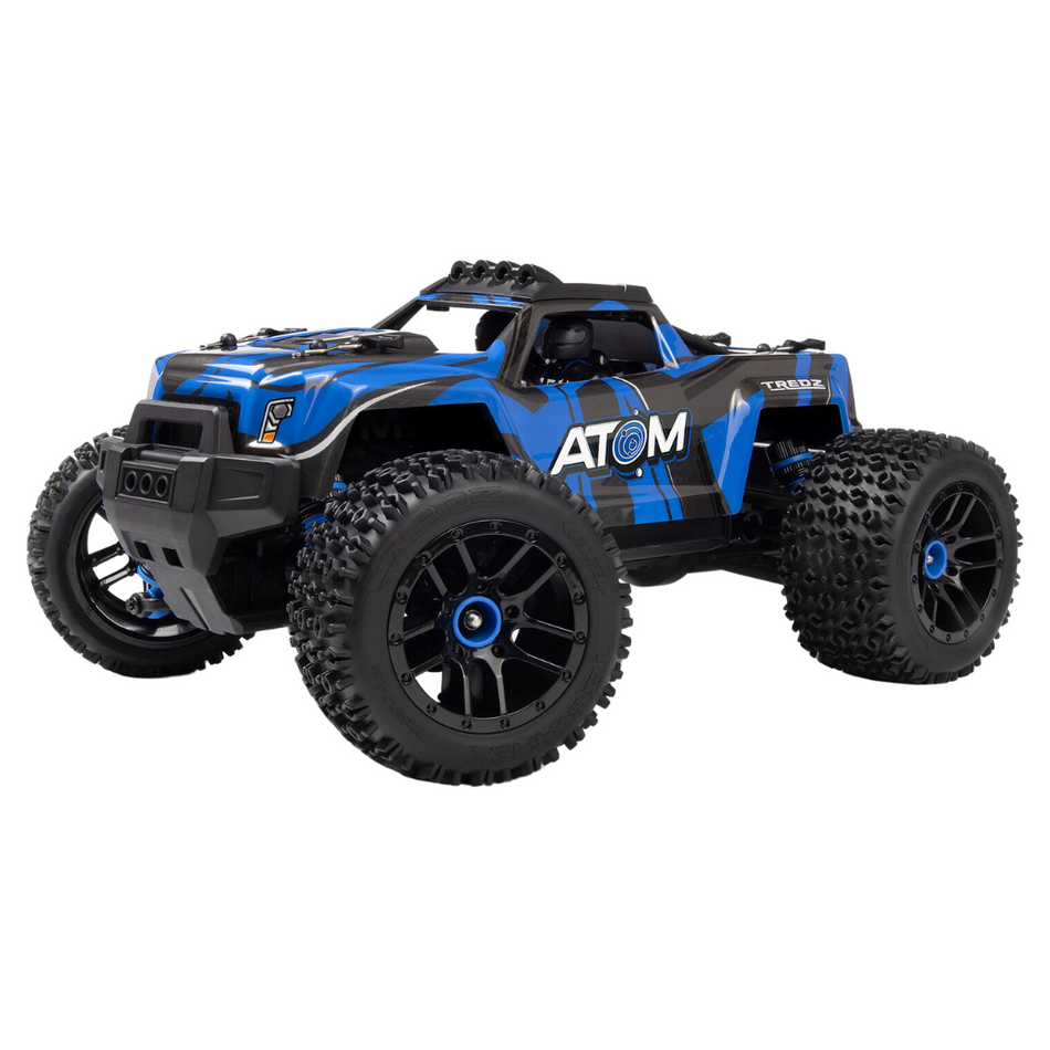 Maverick Atom AT1 1/18 4WD Electric RTR RC Monster Truck Blue MV150565