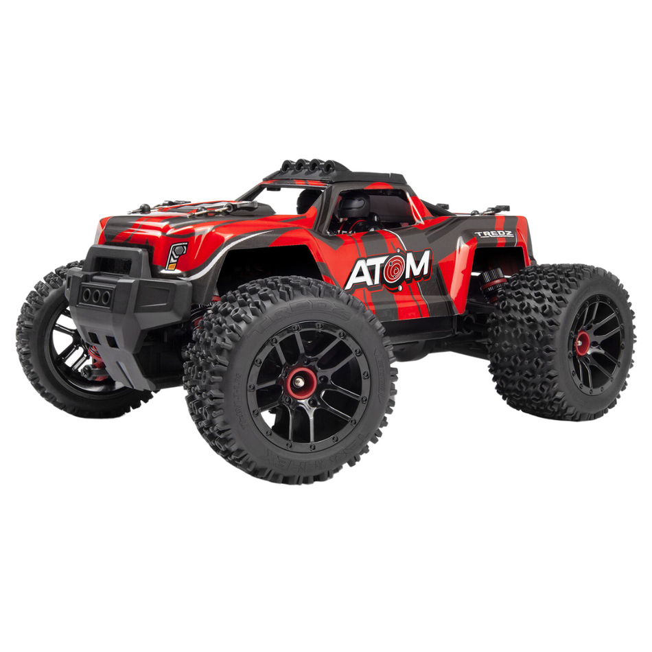 Maverick Atom AT1 1/18 4WD Electric RTR RC Monster Truck Red MV150566