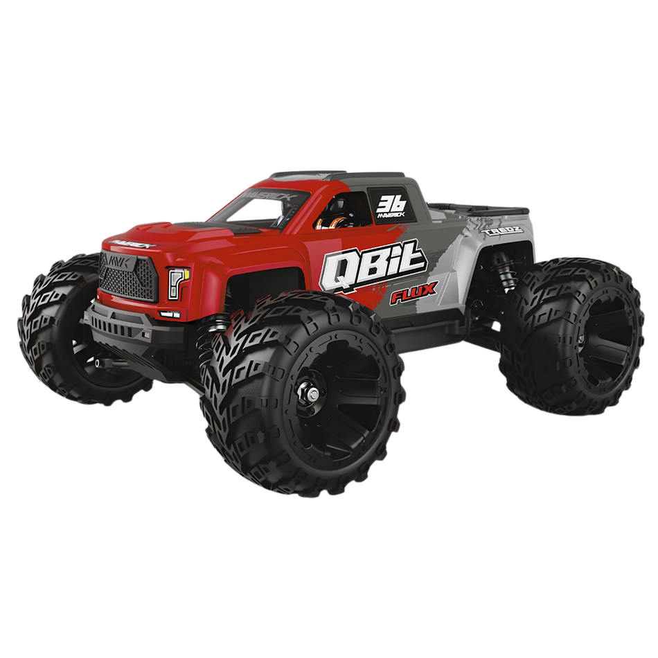 Maverick QBit MT Flux 1/16 Brushless 4WD Monster Truck Red 151005