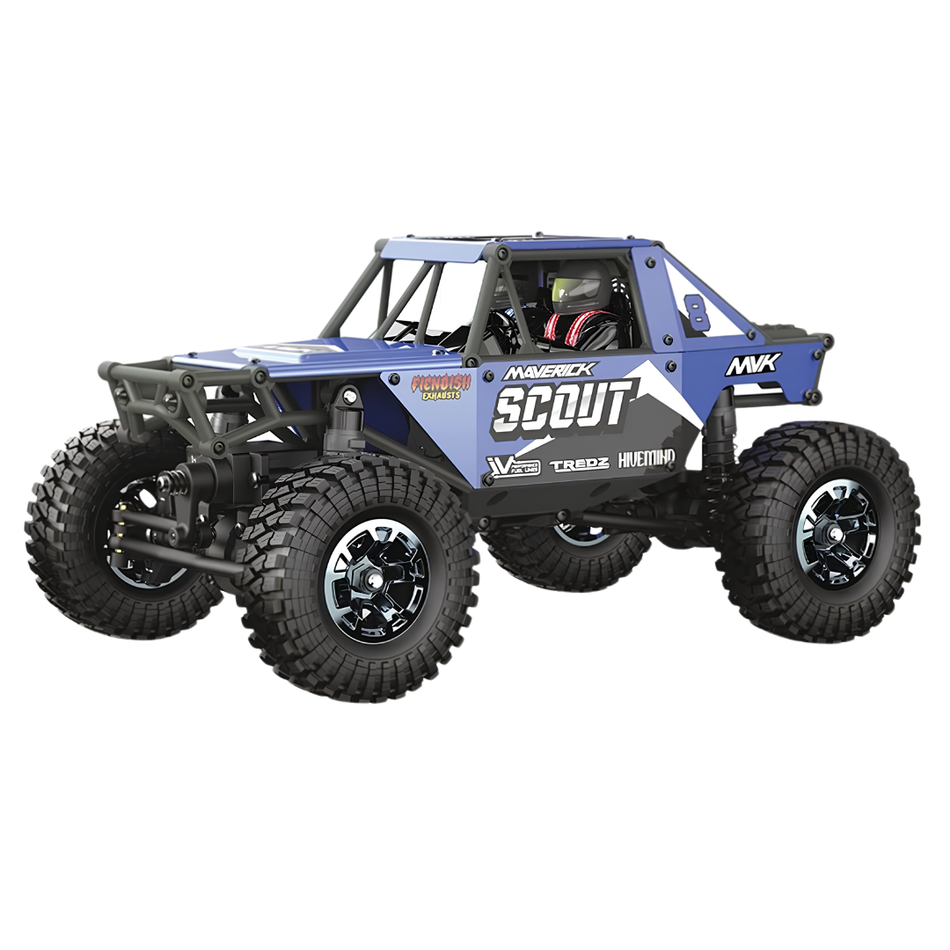 Maverick Scout24 Flux RC 1/24 4WD RTR Crawler Blue 151303
