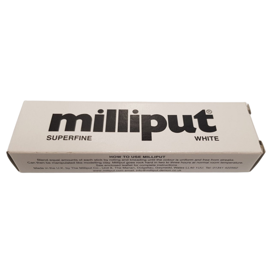 Milliput Superfine White 2-Part Epoxy Putty MT-SUPERFINE