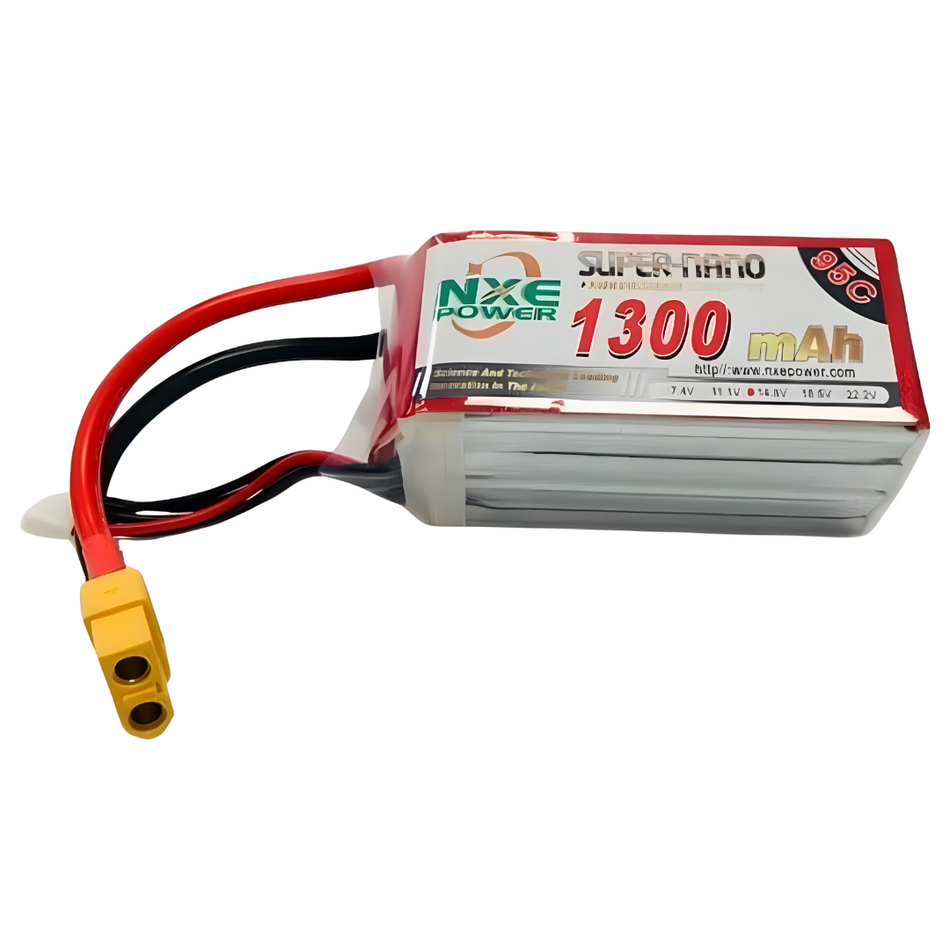 NXE 1300mAh 14.8V 95C Drone Lipo Battery w/ XT60 Plug 1300SC954SXT60