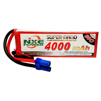 NXE Power 4000mAh 22.2V 6S 60C Soft Case LiPo EC5 4000SC606SEC5