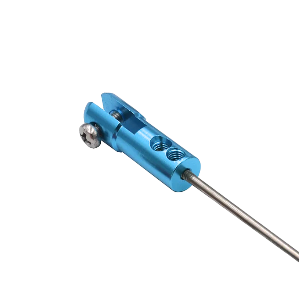 OZRC 1.8mm - 2mm Wire Alloy Clevis Push Tie Rod for Servo Horn 2pcs Blue