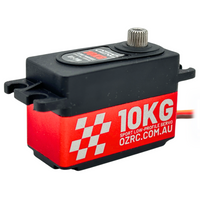OZRC 10kg Sport Low Profile Servo 25T Metal Gear Brushed Digital