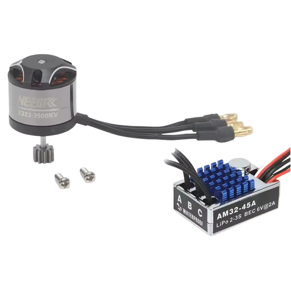 OZRC 2322 3500KV Brushless Motor 45A ESC Upgrade Kit 1/12 RC MN82 MN99 MN78