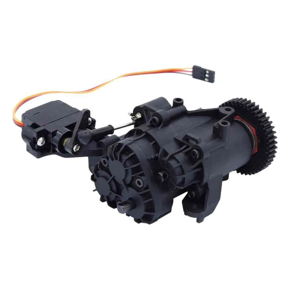 OZRC 2 Speed Transmission Gearbox Internal Gears Servo TRX4 TRX6 Black