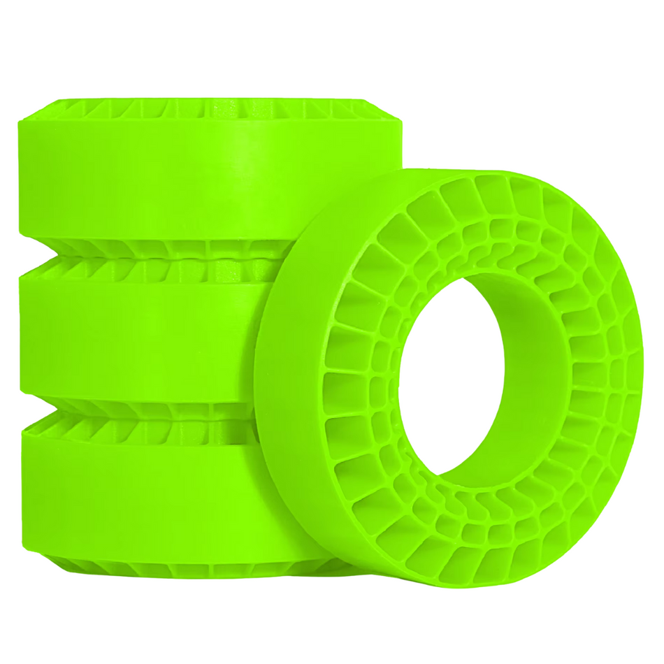 OZRC 4pcs Silicone Rubber Inserts Foam for 118–122mm 1.9" Tyres OD106-108mm