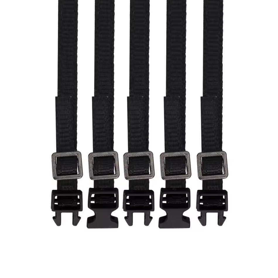 OZRC 5pcs Scale Luggage Rope Tie Down Straps for 1/10 RC Crawler Black
