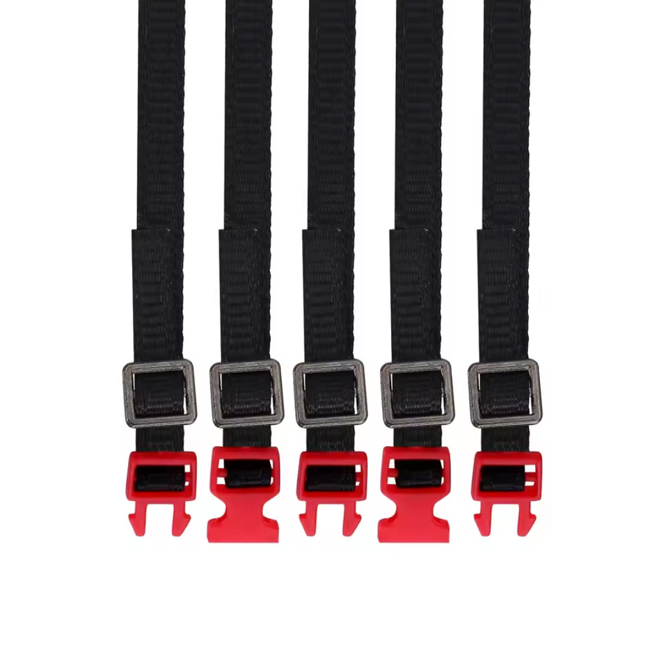 OZRC 5pcs Scale Luggage Rope Tie Down Straps for 1/10 RC Crawler Red