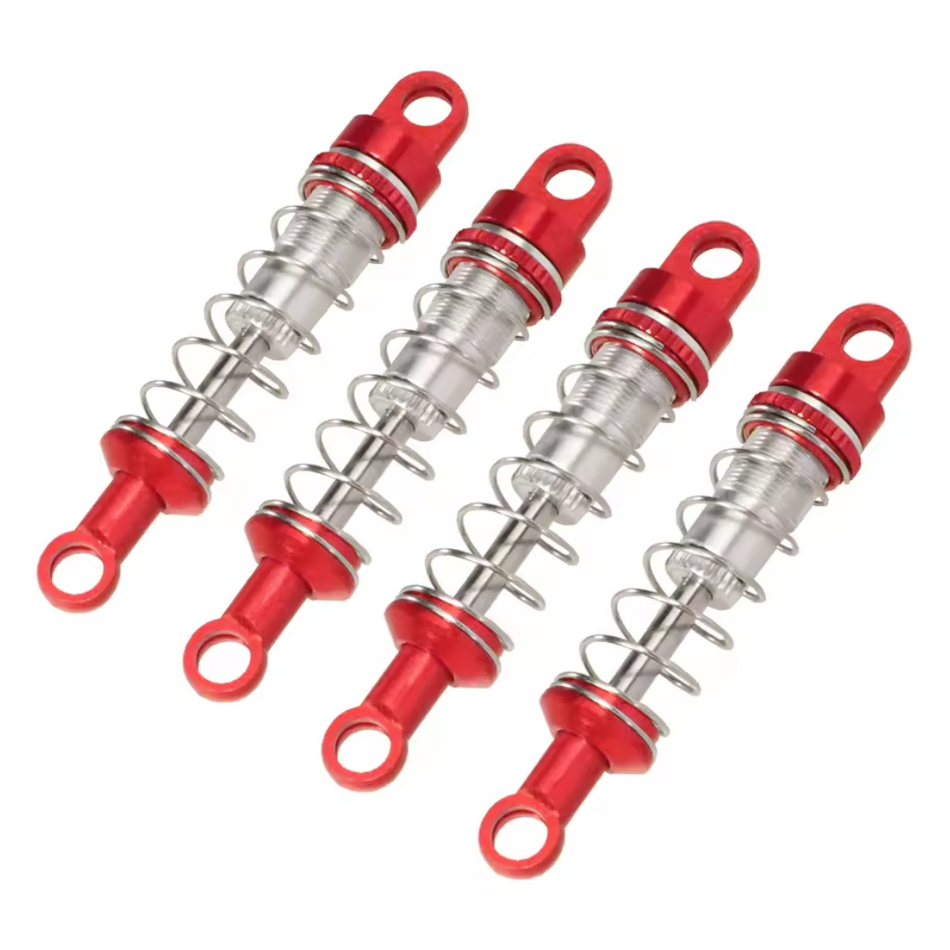 OZRC 60mm Oil Filled Metal Shock Absorber MN 1/12 Adjustable Upgrade (red)