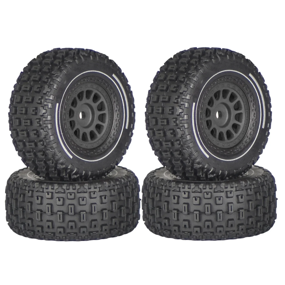 OZRC 65mm Rubber Wheel Tyre Set 12mm Hex for Arrma Mojave Grom 1/14 4pcs