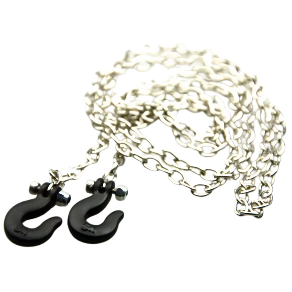 OZRC 89cm RC Tow Chain with Black Hooks 1/10 RC Crawler Accessory