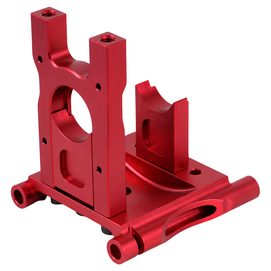 OZRC ARRMA 6S Aluminium Centre Differential Cover Mount Red