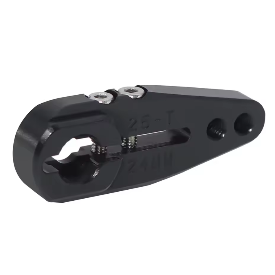 OZRC Aluminium 25T 20mm-24mm Servo Horn Adjustable 1pcs Black