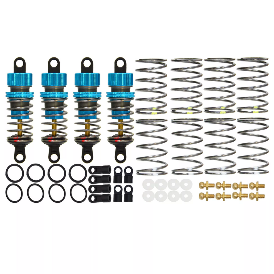 OZRC Aluminium Oil Shock Damper Set for Tamiya TA07 TA06 TA05 Blue 4pcs