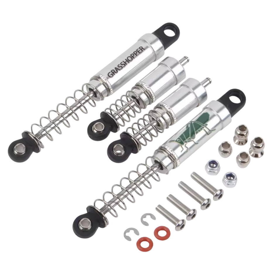 OZRC Aluminum Oil Shock Absorber Tamiya Hornet Grasshopper Upgrade Silver