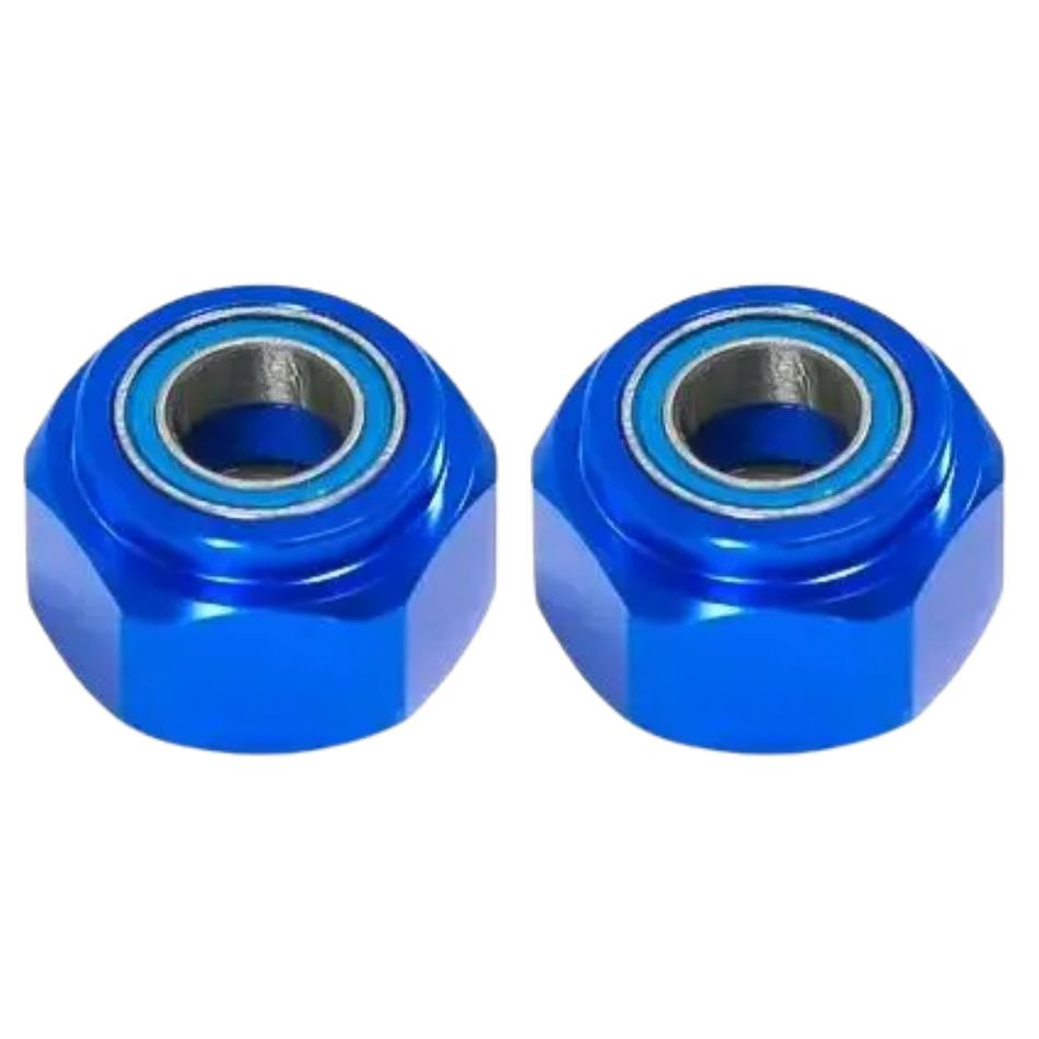 OZRC Alloy 5mm Bearing 12mm Hex's Front Wheel Only for TAMIYA DT03 Blue