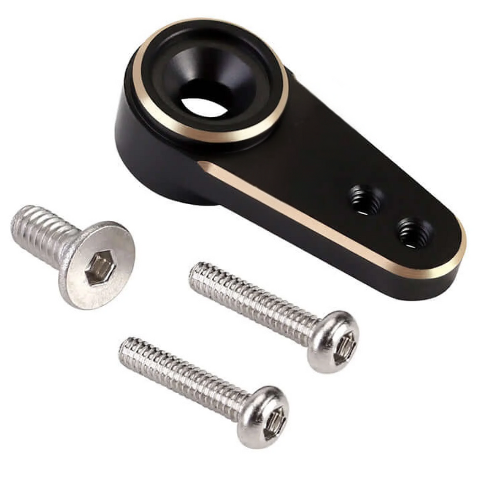 OZRC EMax Brass Servo Arm Suits Axial SCX24 ES08MA II Black Gold