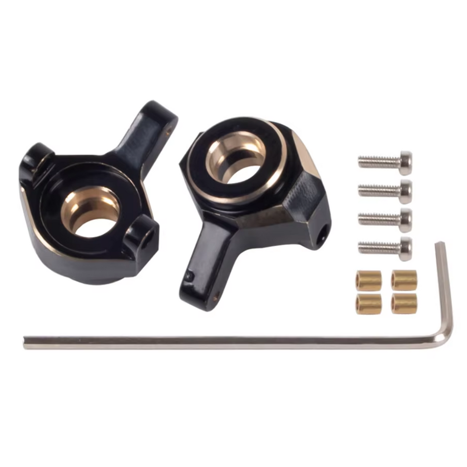 OZRC Heavy Brass Steering Knuckles Suits SCX24 18g Upgrade Set 1/24 Crawler RC