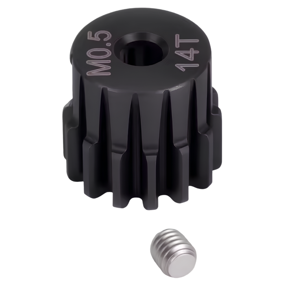 OZRC M0.5 2mm Shaft Metal Pinion Gear 14T Suits Losi Mini-B Micro-B 69721000239