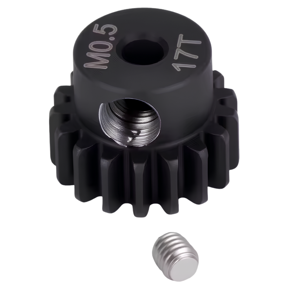 OZRC M0.5 2mm Shaft Metal Pinion Gear 17T Suits Losi Mini-B Micro-B 69721000242