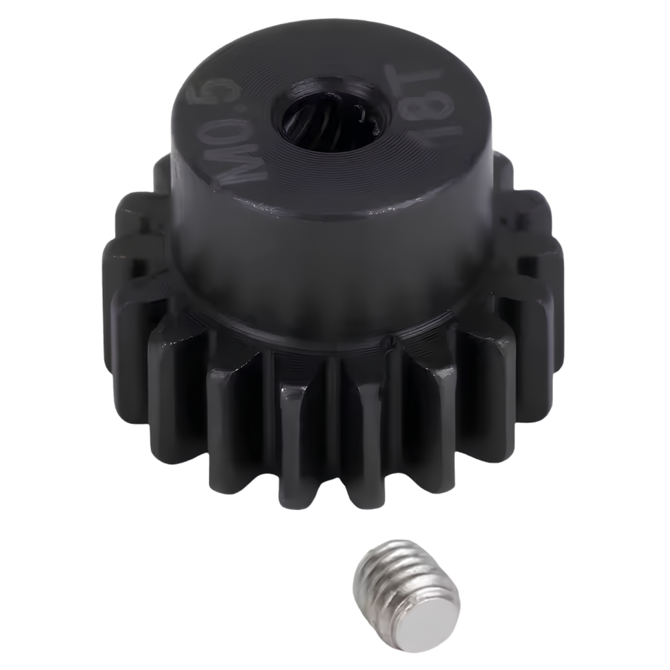 OZRC M0.5 2mm Shaft Metal Pinion Gear 18T Suits Losi Mini-B Micro-B 69721000243