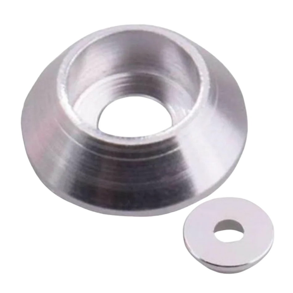 OZRC M3 Aluminium Cap Washer Set 10pcs Suits RC Alloy Parts Silver