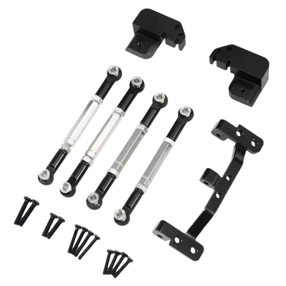OZRC MN82 Rear Four Link Leaf Spring Upgrade Set Black
