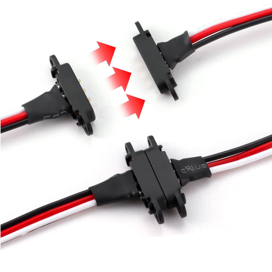 OZRC Magnetic Snap-on JR Extension Cable for RC Models 318mm