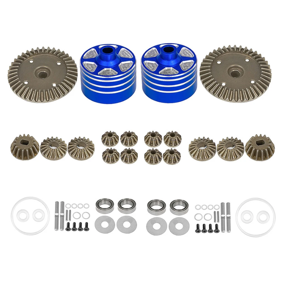 OZRC Metal Differential Case and Gear Set 39T for Tamiya XV-02 MB-01 XM-01