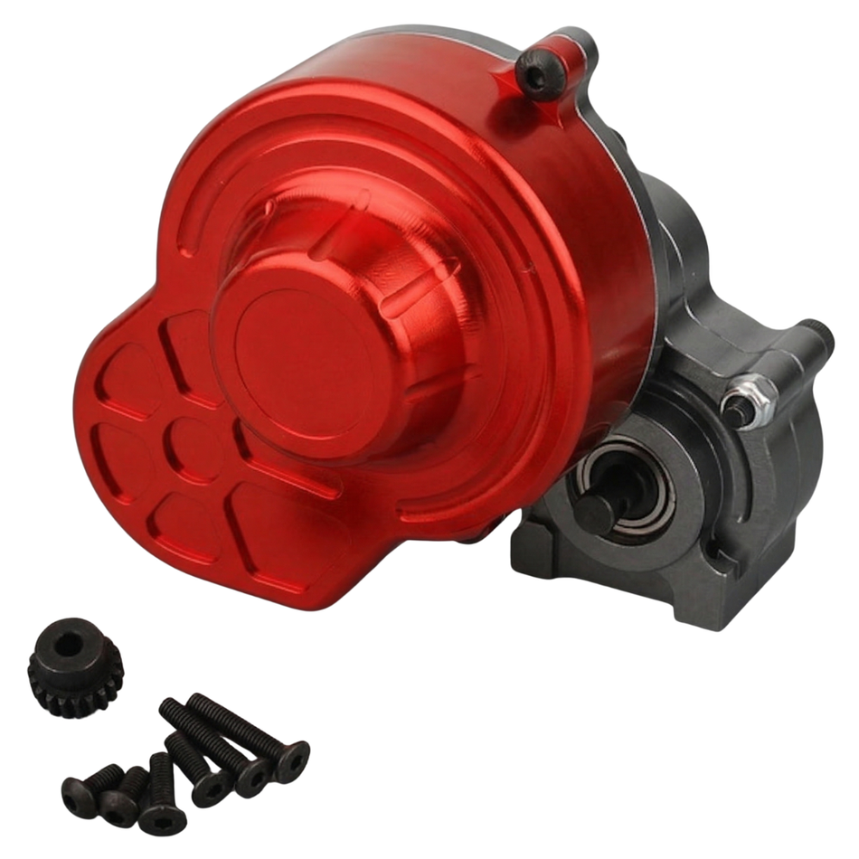 OZRC Metal Transmission Gearbox with Gear for 1/10 Axial SCX10 Crawler