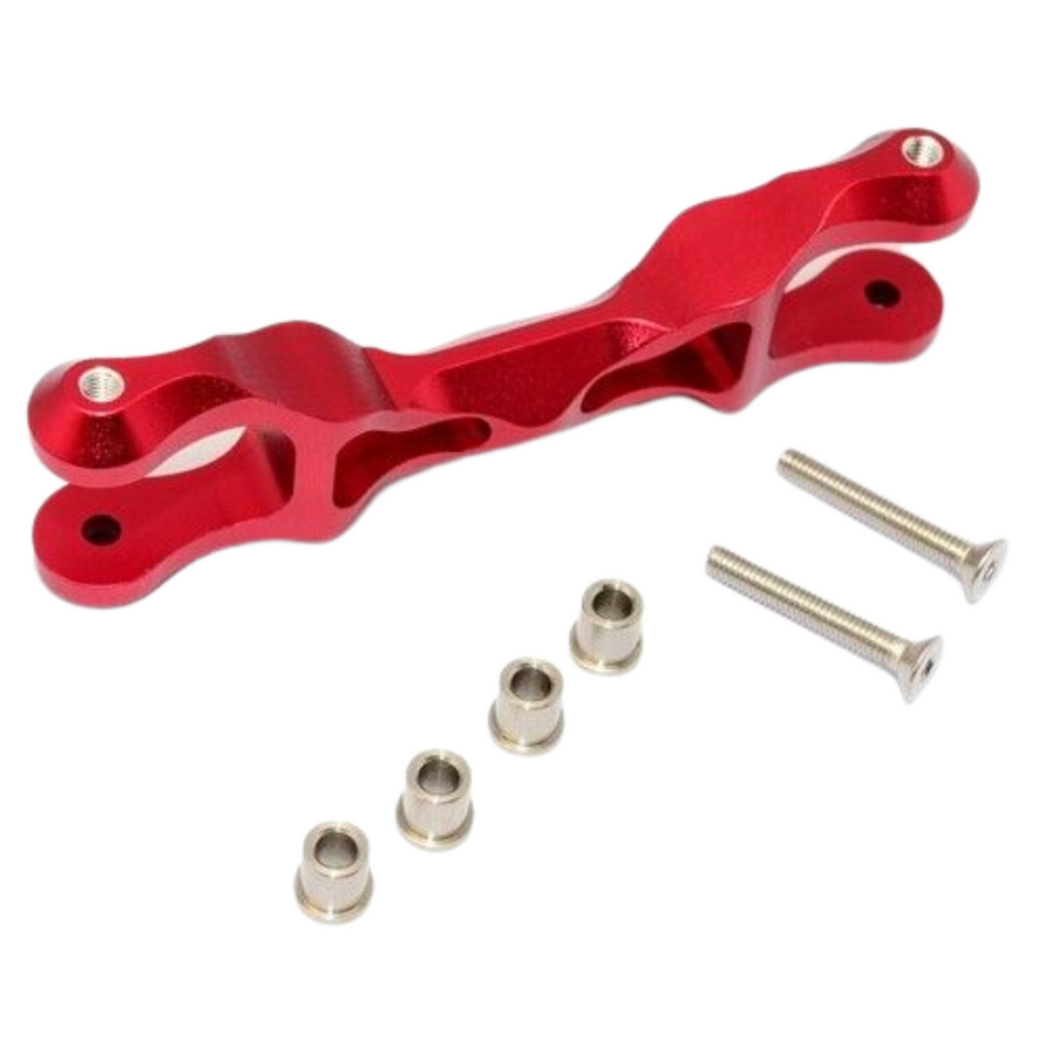 OZRC Red Aluminium Steering Bell Crank Support Upgrade for Traxxas XMAXX