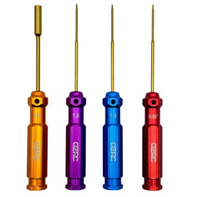 OZRC SCX-24 4pc Alloy Tools Kit Set Hex Drivers 4mm 1.5mm 1.3mm 0.05