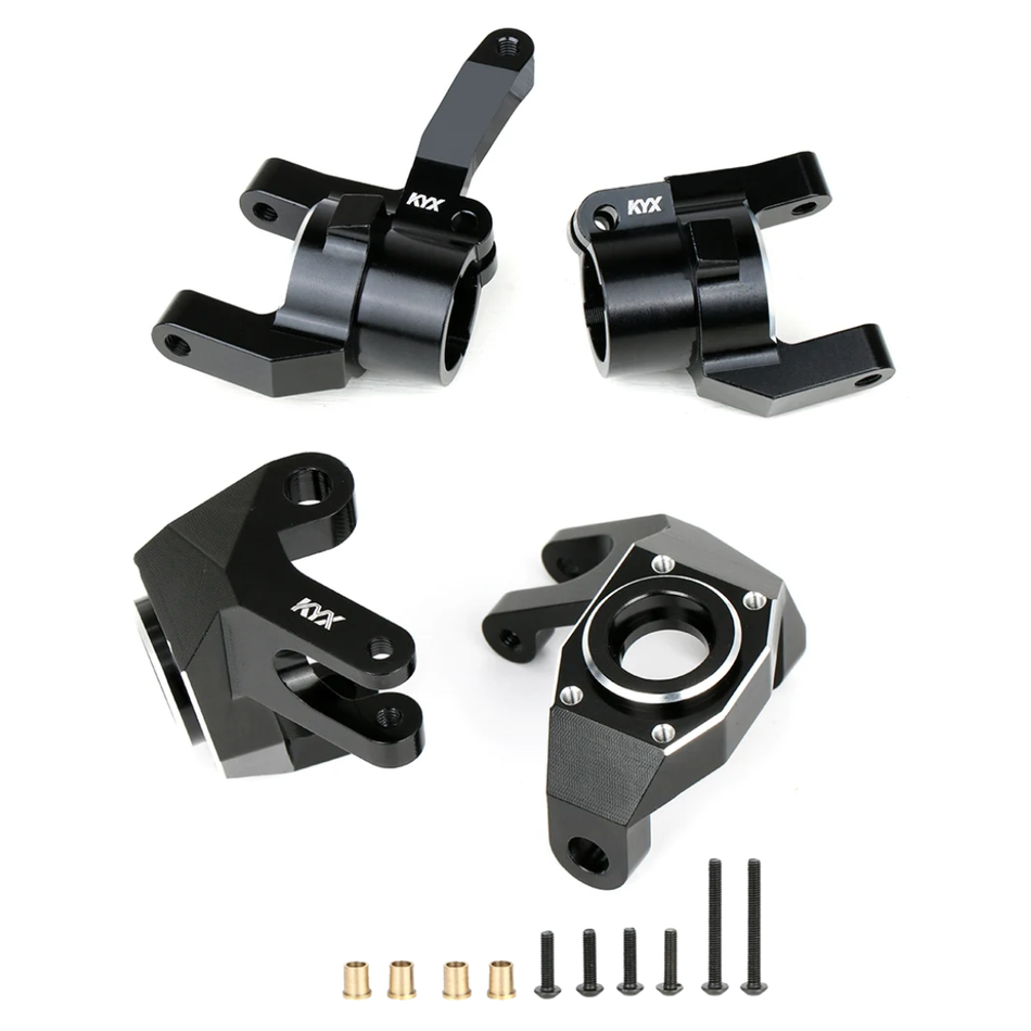 OZRC SCX6 Front and C Seat Steering Cup Upgrade Black