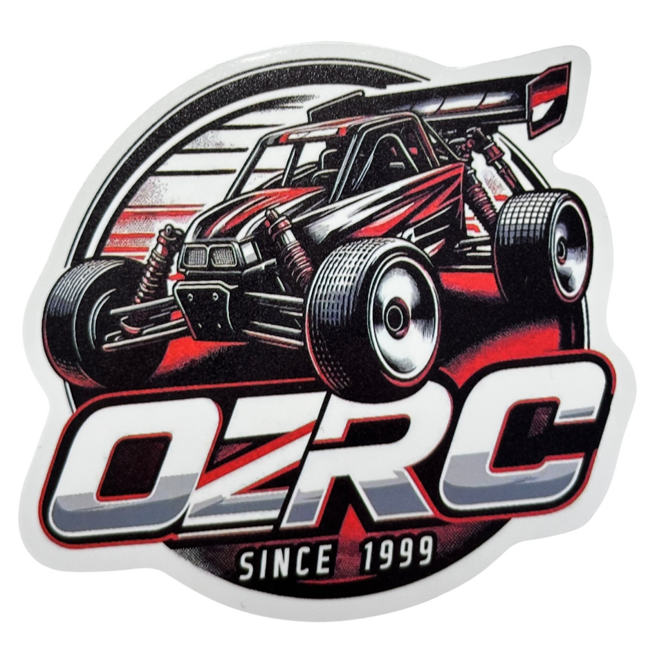 OZRC Special Edition Off-road Buggy Car Sticker Custom Red Design