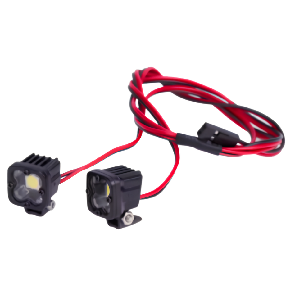 OZRC Square LED Top Lights for 1/8 1/10 RC Crawlers SCX10 III CJ7 Wraith