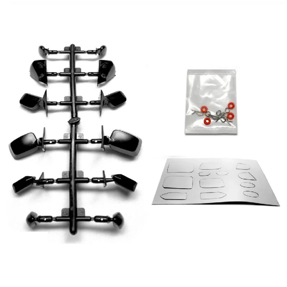 OZRC Plastic Side View Mirrors 1/10 RC Car On Road Off Road Drift Touring