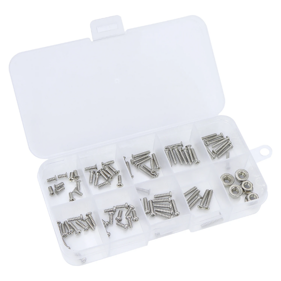 OZRC Stainless Steel Screw Set with Nuts for MJX Hyper Go 16207 16208 16209 16210