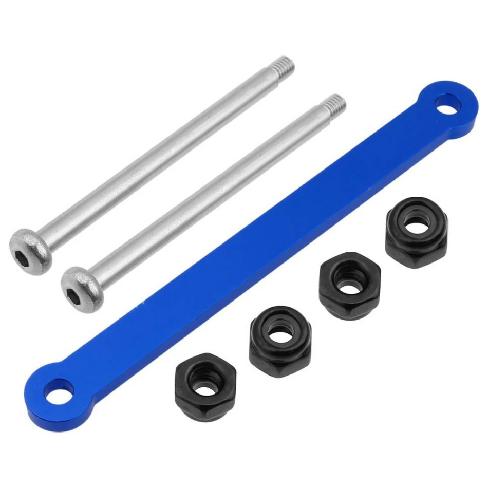 OZRC Stampede Bigfoot Rustler Bandit Slash 2WD Front Hinge Pin Brace Kit (Blue)