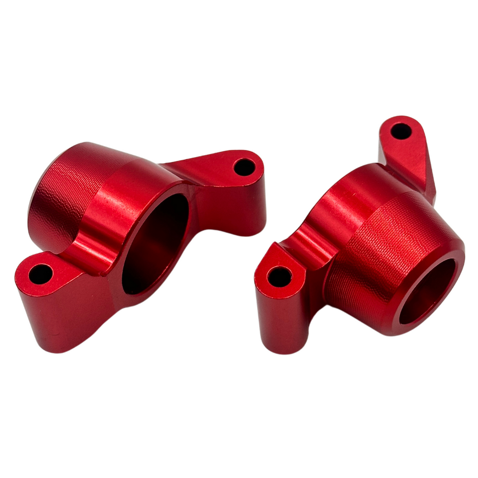 OZRC Traxxas Maxx Rear Hubs Alloy Red Colour Upgrade Pair 2pcs