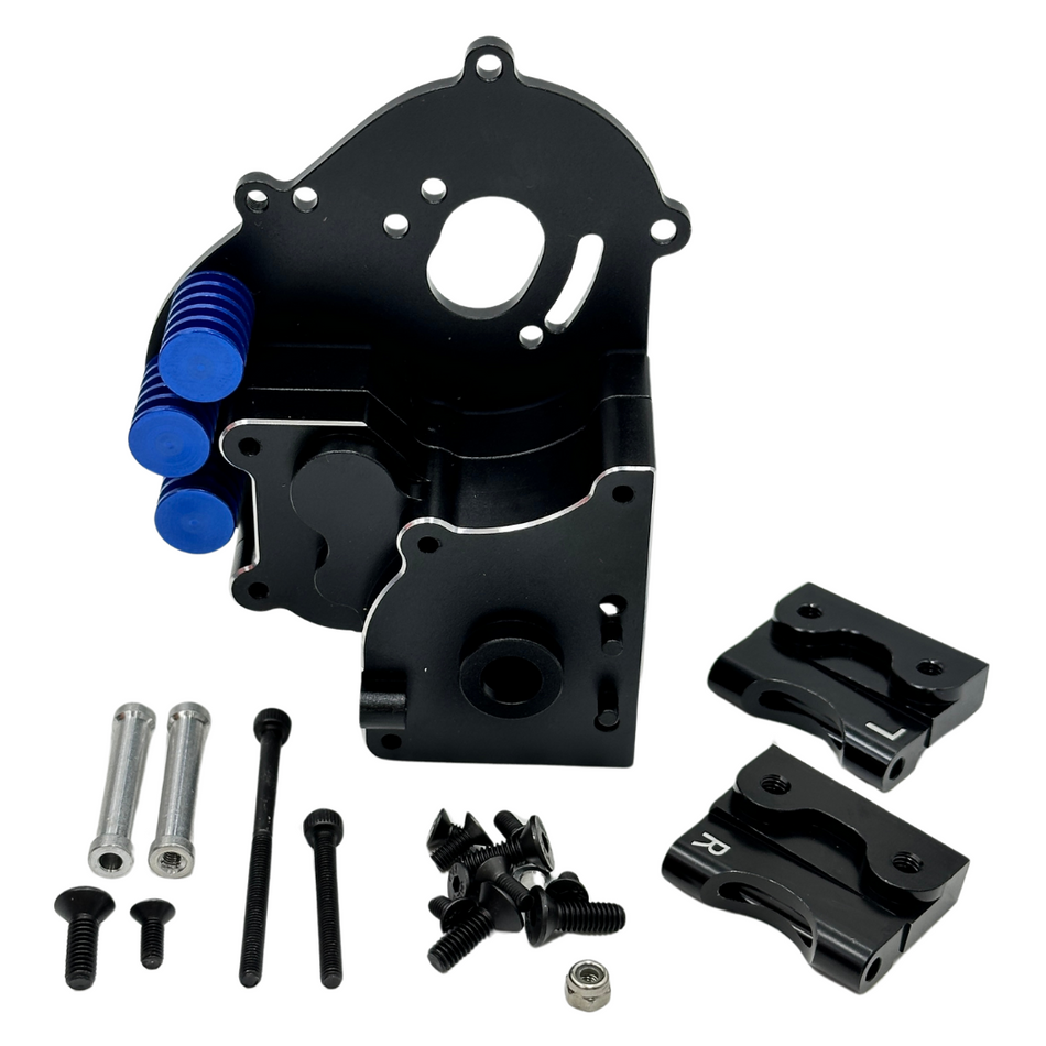 OZRC Traxxas Slash 2WD Alloy Upgrade Gearbox Case 1/10 Black/Blue