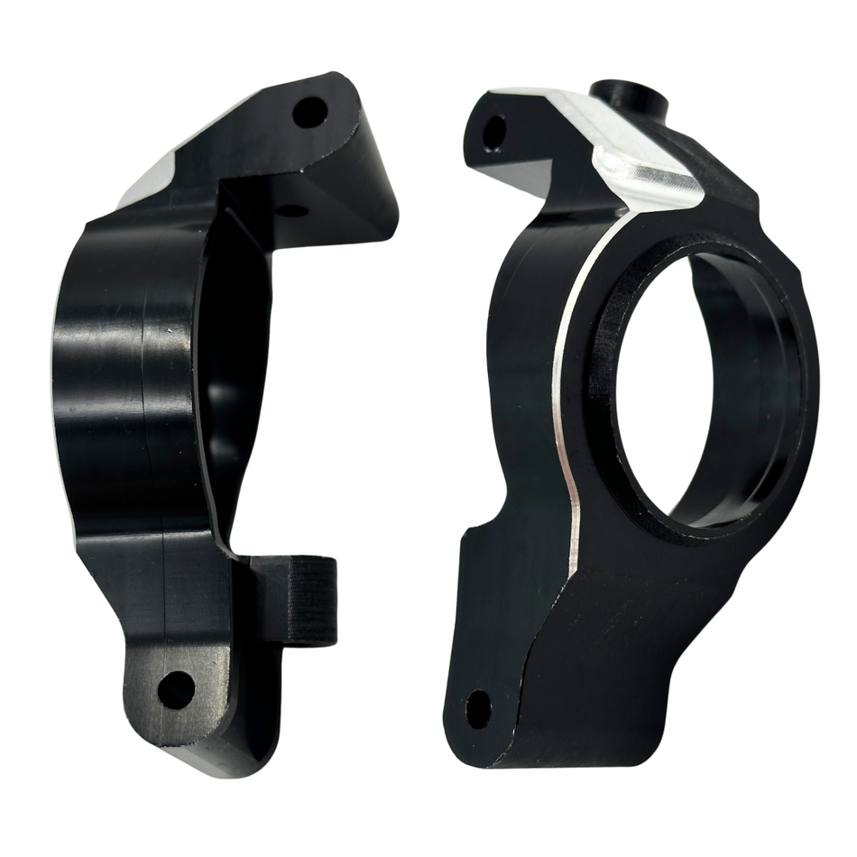 OZRC Traxxas X-Maxx Front Alloy Caster Blocks Black Upgrade Pair 2pcs