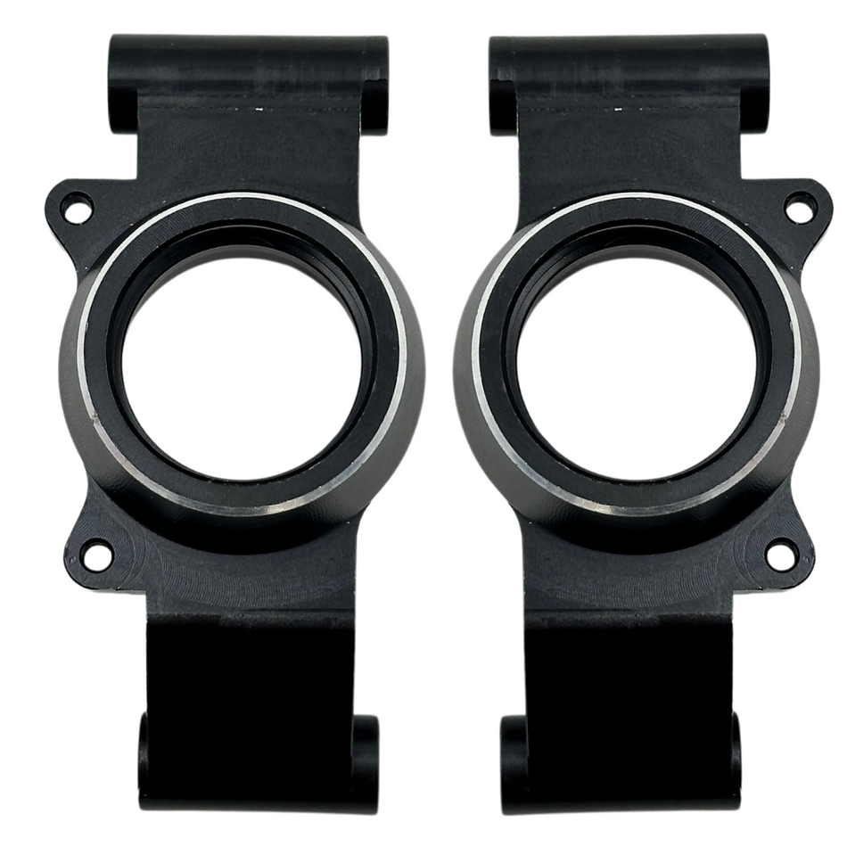 OZRC Traxxas X-Maxx Rear Alloy Hub Carriers Black Upgrade Pair 2pcs