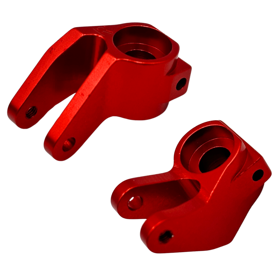 OZRC Upgrade Traxxas Alloy HD Steering Knuckles Red for Slash Bandit Rustler 2pcs