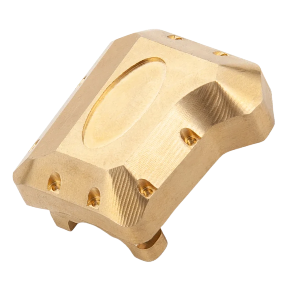 OZRC Upgrade Portal Diff Housing Brass Heavy Weighted For 1/10 Trx4 Trx6 Crawler Gold
