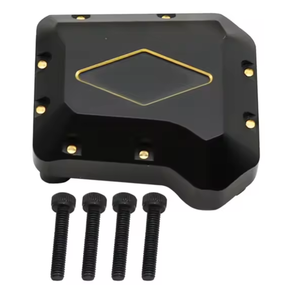 OZRC Upgrade Portal Diff Housing Brass Heavy Weighted For 1/10 Trx4 Trx6 Crawler Black